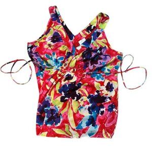Motherhood floral maternity tank top. Size L